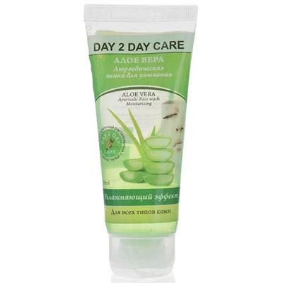Пенка для умывания увлажняющая Алоэ вера Дэй Ту Дэй Кэр Aloe Vera Face Wash Day 2 Day Care 50 мл.