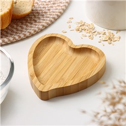 Блюдо для подачи Доляна «Сердце», 13×12,5×2 см