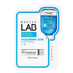 Маска для лица тканевая увлажняющая с гиалуроновой кислотой Master Lab Hyaluronic Acid Mask Sheet Mask Sheet TONYMOLY