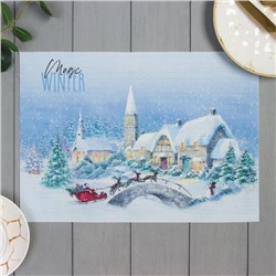 Салфетка на стол Доляна "Magic winter" 40*29см