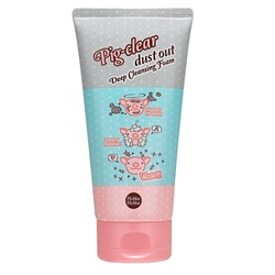 Пенка глубоко очищающая для лица Pig-clear dust out Deep Cleansing Foam Holika Holika 150 мл.