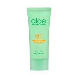 Крем солнцезащитный с алоэ Aloe Waterproof Sun Gel SPF 50+ PA ++++ Holika Holika 100 мл.