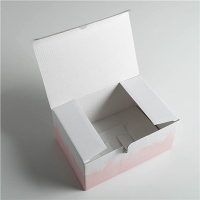 Коробка‒пенал «Люблю тебя», 22 × 15 × 10 см