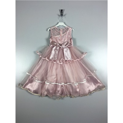 Нарядное платье для девочки (розовое) TRP1782
