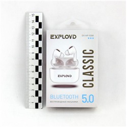 Наушники вкладыши Bluetooth TWS Exployd EX-HP-1058 V5.0 c док-станц цв.белый(беспроводные)