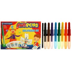 Фломастеры-блопены 9 цветов, Centropen 1500/09 AirPens Colouring Set