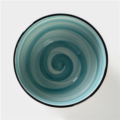 Салатник керамический Elrington «Аэрограф. Мятный бриз», 750 мл, d=14 см