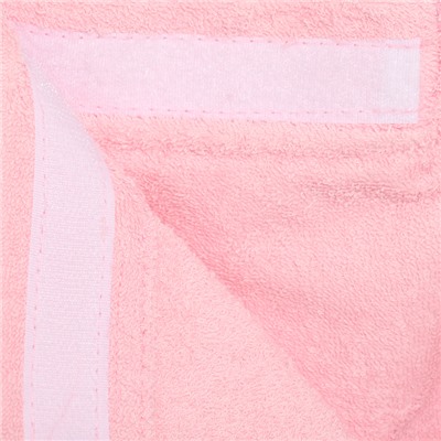 Полотенце (Парео) 70х150, цв. розовый, махра, 400г/м, хл 100%