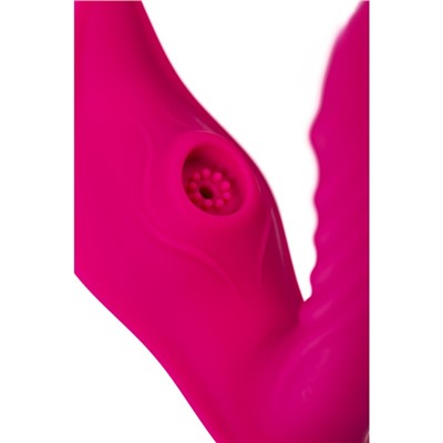 Стимулятор точки G с вакуум-волновой стимуляцией JOS Shani, силикон, 12 см, цвет розовый