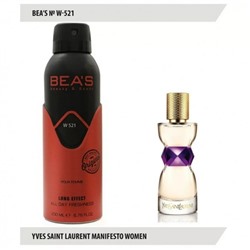 Дезодорант BEA'S W 521 - Yves Saint Laurent Manifesto For Women 200мл