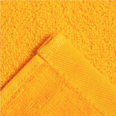 Полотенце махровое 30х60см, Пчелы, оранжевый 340г/м хл