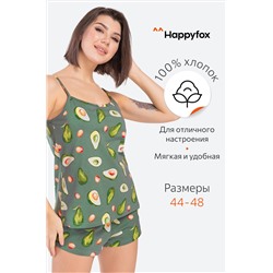 Женская пижама с шортами Happyfox