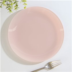 Тарелка «Пастель», d=21,5 см, цвет розовый