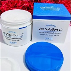 Крем для лица Vita Solution 12 Moisture Ampoule Cream Увлажняющий ампульный (Корея Оригинал) 100ml