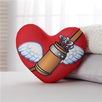 Подушка антистресс «Люблю с крыльями», сердце
