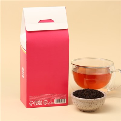 Чай чёрный «Противогрустин», со вкусом клубники, 100 г