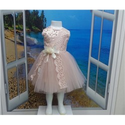 Нарядное платье для девочки (розовое) TRP1784