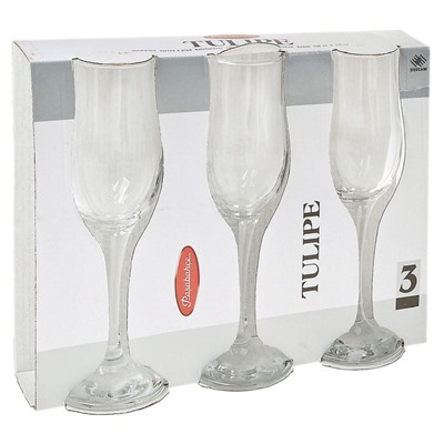 Набор бокалов для шампанского Tulipe, 190 мл, 3 шт