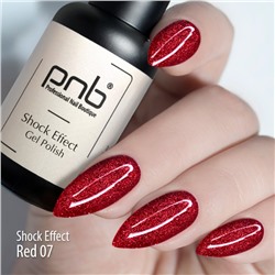 Гель-лак PNB «Shock Effect» 07 Red 8 мл