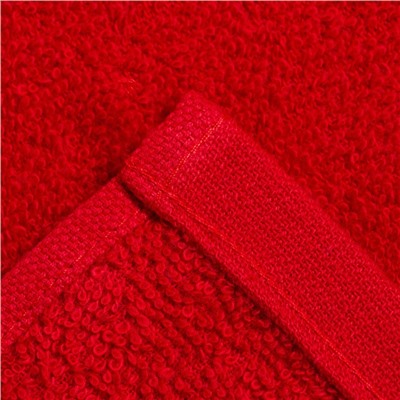 Полотенце махровое Радуга, 100х150см, цвет красный, 295гр/м, хлопок