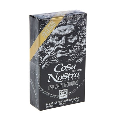 Туалетная вода мужская Cosa Nostra Platinium Intense Perfume, 100 мл