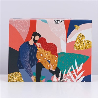 Коробка сборная «Love», 26 × 19 × 10 см
