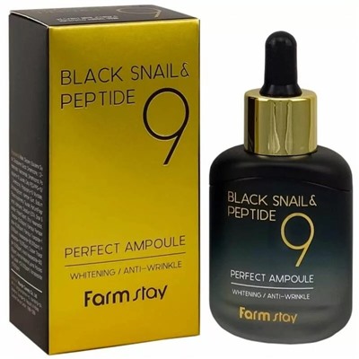 Сыворотка Farm Stay Black Snail & Peptide