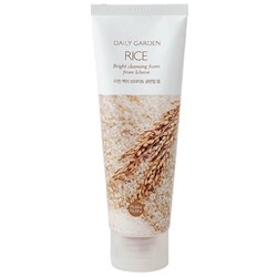 Пенка очищающая с рисом Daily Garden Rice Bright cleansing foam from Icheon Holika Holika 120 мл.