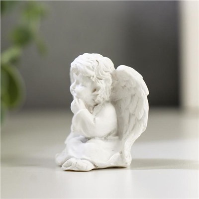 Сувенир полистоун "Белоснежный ангел" МИКС 4х4х2,5 см