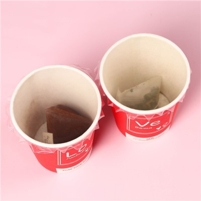 Подарочный набор «Химия любви» кофе молотый 8 г., чай с травами 3 г.