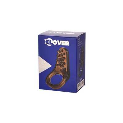 Эрекционное кольцо Toyfa Xlover, TPE, чёрное, 4 см