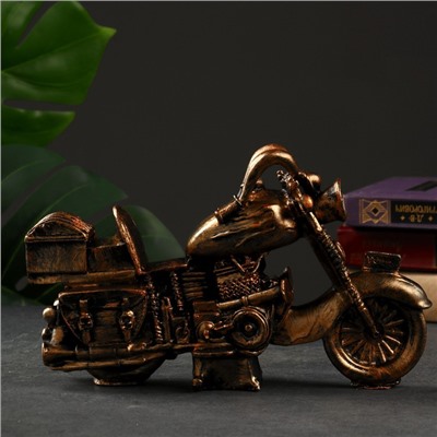 Фигура "Мотоцикл" бронза, 16х26х6см