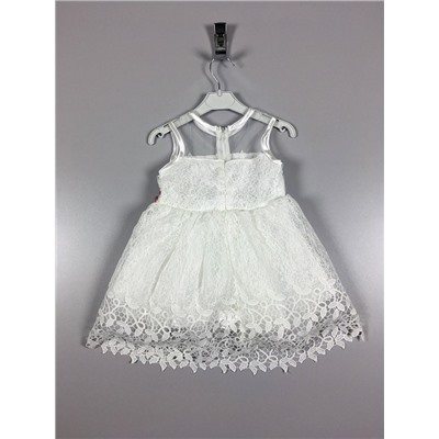 Нарядное платье для девочки (белое) TRP1795