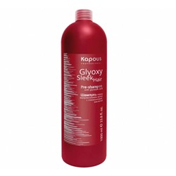 Kapous Шампунь перед выпрямлением волос с глиоксиловой кислотой / Glyoxy Sleek Hair, 1000 мл