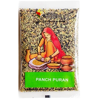 Пять специй смесь универсальная Панч пурен (Panch Puran) Bharat Bazaar 100 гр.