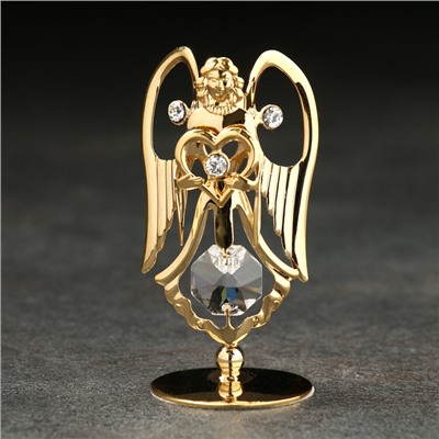 Сувенир «Ангел», 3,5×3,2×6,5 см, с кристаллами
