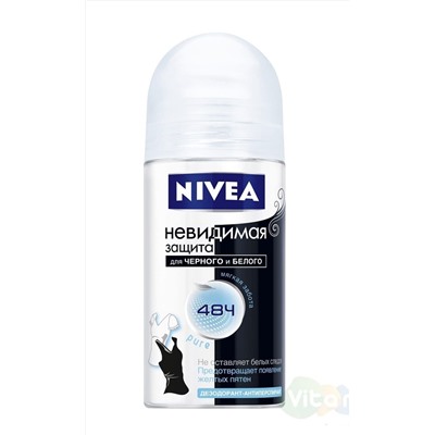 Nivea жен шар нев.защ бел/чер pure