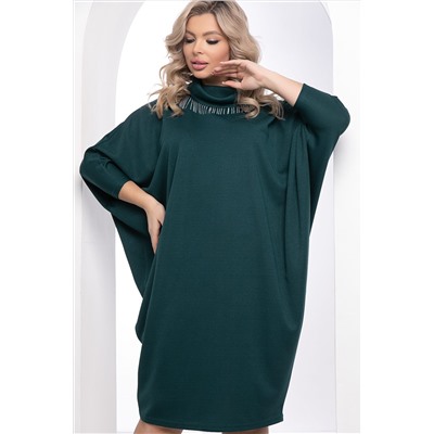 Платье "Алина" (темно-зеленое) П8388