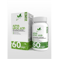 Альфа-Липоевая кислота Naturalsupp Alpha lipoic Acid 60капс.