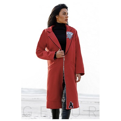 Длинное кашемировое пальто