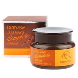 Крем для лица Farm Stay с лошадиным маслом  Jeju Mayu Complete Cream 50g.