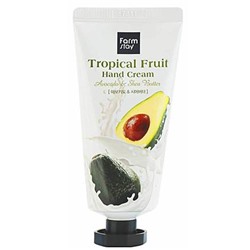 Крем для рук с авокадо и маслом ши Tropical fruit hand cream Avokado & Shea butter FarmStay 50 мл.