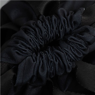 Сумка для обуви, цвет чёрный, два вида ручек, текстиль 41х31 см