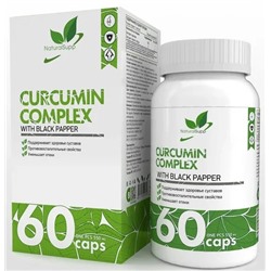 Куркумин для улучшения пищеварения Naturalsupp Curcumin 60 капс.