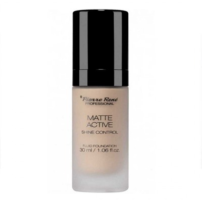 Pierre Rene Матирующая тональная основа / Matte Active Fluid Foundation Clear Light, 01