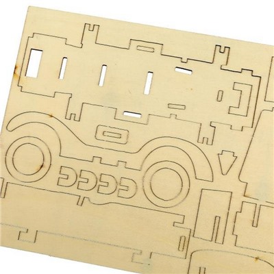 Конструктор деревянный «Автомобиль» 38 деталей
