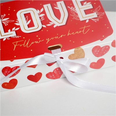 Коробка складная подарочная «LOVE», 16.5 × 12.5 × 5 см
