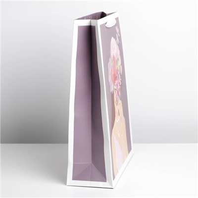 Пакет ламинированный вертикальный «С любовью», L 31 × 40 × 11,5 см