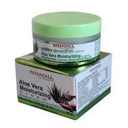 Увлажняющий крем Алоэ Вера, Aloe Vera Cream, Patanjali, 50 г