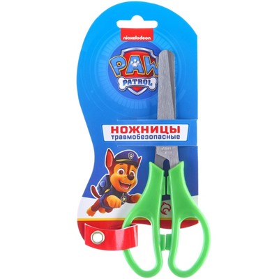 Ножницы детские 12 см, безопасные, пластиковые ручки,МИКС, PAW PATROL